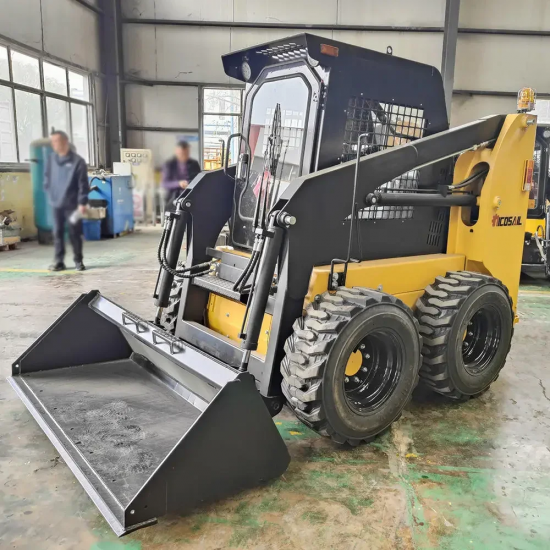 Skid Steer Loaders Used Safety Steer Skid Loader Factory 5 Ton Multifunctional  Farm Excavator Sliding Shovel Manufacturer