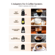 HiBREW Multiple Capsule Coffee Machine, Hot/Cold Dolce Gusto Milk Nespresso Capsule ESE Pod Ground Coffee Cafeteria 20Bar 5 in 1